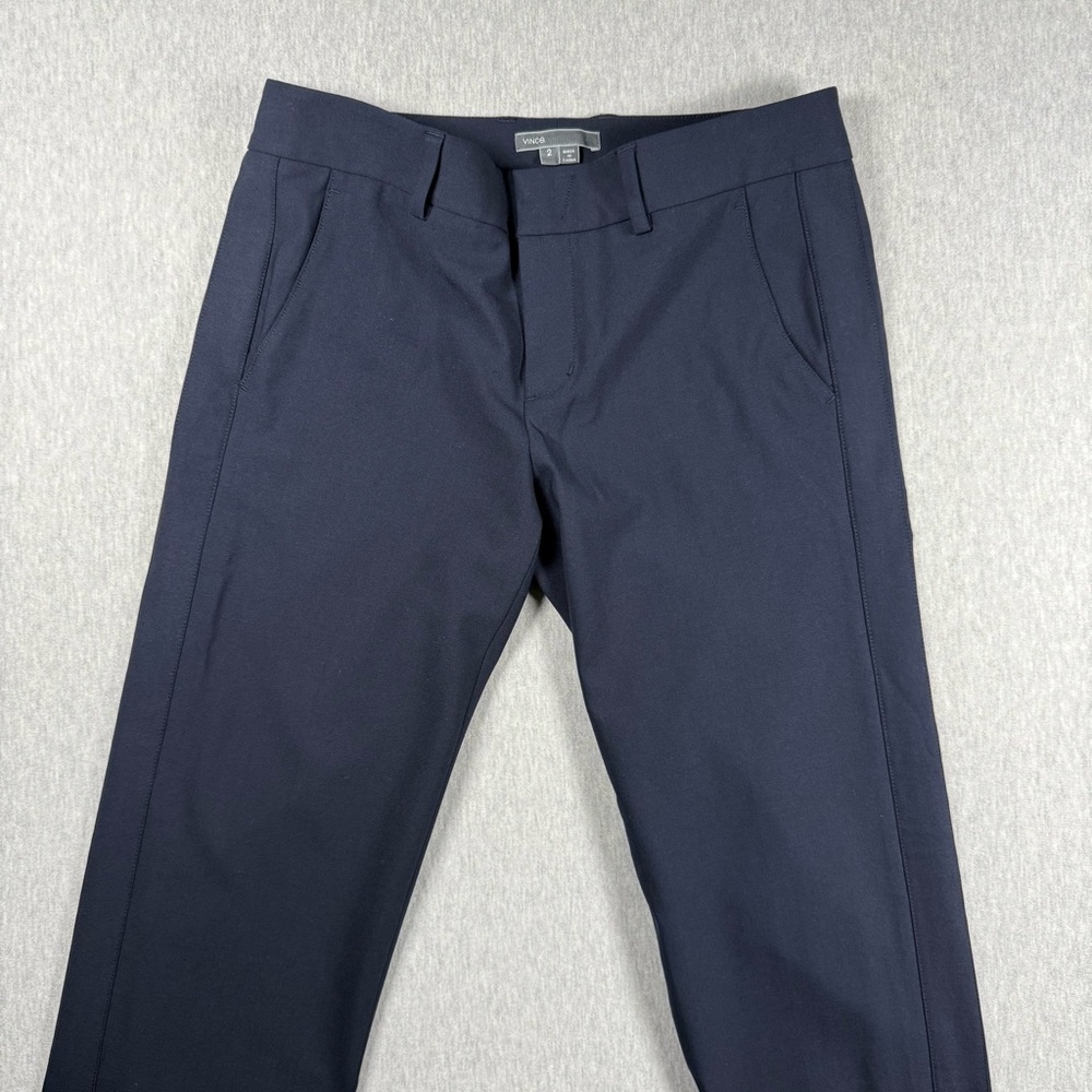 NWOT Vince Cropped Wool Blend Tapered Pants w/Tux Detailing - Picture 7 of 13